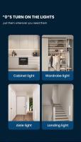 Luces LED Recargables Sin Cable Con Sensor De Movimiento Para Armario Cocina Dormitorio Sensor De Luz Para Gabinete Y Escaleras - details 8