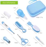 Kit Bebe Recien Nacido Higiene, MKNZOME 8 piezas Set Cuidado Bebe Recien Nacido con Estuche de Transporte Kit de Aseo para Bebés Regalo para Recién Nacidos Niños Pequeños - details 2
