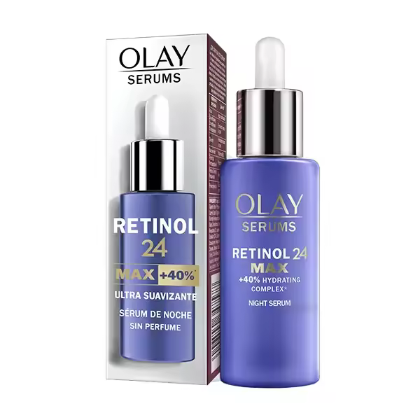 Sérum Olay Retinol 24 Max + 40% Ultra Suavizante Noche 40 Ml - Hidratación 24H | Luminosidad | Firmeza Piel - 1