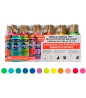 DecoArt Americana - Paquete económico de 12 pintura acrílica, Envió Gratis. DASK427 de 12 unidades, 2 Oz 59ml. Ideal para iniciación a la pintura decorativa. Se adhiere en lienzo, madera, cartón, escayola, terracota y todo tipo de superficies. Deco Art - details 4
