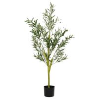 vidaXL Árbol de olivo artificial con hojas verde en dimensiones 300 cm/120 cm/200 cm - details 1