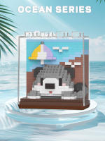 Puzzle De Bloques De Partículas Micro De Criaturas Marinas Serie Muñeca Cartoon Regalos De Cumpleaños Para Niños Y Niñas - details 8
