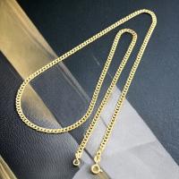 (CAI) Collar Barbado Fuerte Italiano 4 mm (3.00+1.20 mm) de 50 cm Oro 18 Kilates (750 m/m ) con Certificado de Calidad - details 0