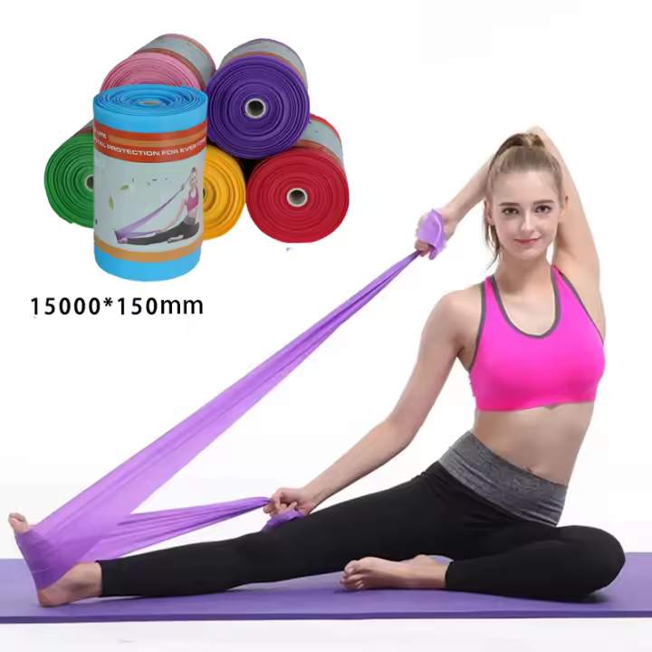 Banda De Resistencia De Látex Natural Para Yoga Y Pilates Get Fit - Inicia Tu Rutina De Ejercicio Hoy Mismo Para Cintura Brazos Piernas Y Mas - 1