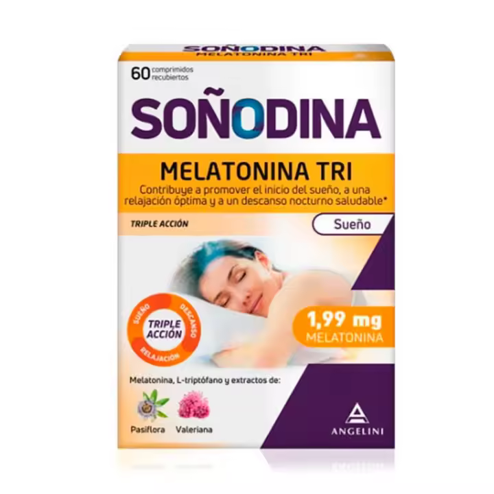 Soñodina Melatonina Tri 1,99 Mg 60 Comprimidos - 1