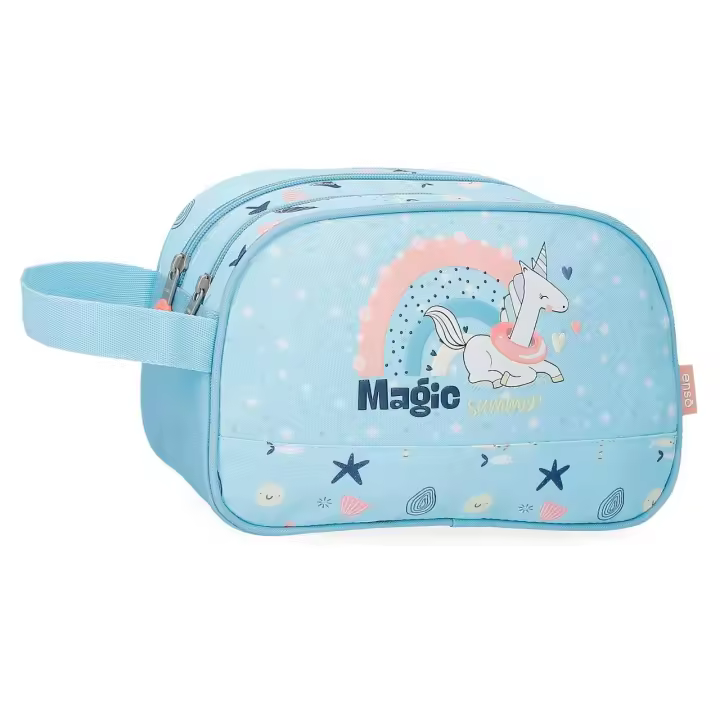 Neceser Enso Magic summer azul claro doble compartimento - 1