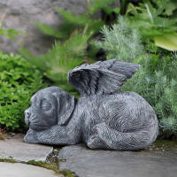 Estatuilla de resina – Lápida conmemorativa para mascotas, figura de ángel para jardín - details 10