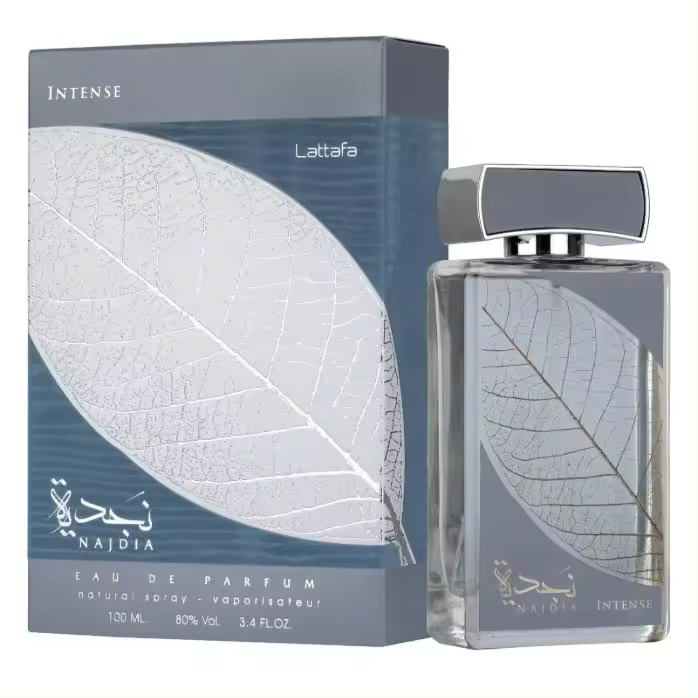 Perfume arabe Najdia Intense Lattafa 100ml,Fragancia masculina intensa, duradera, fresca Perfume de hombre oriental, lujosa NOVEDAD - 1
