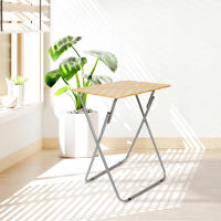 Mesa Plegable Portatil The Secret Home - Madera Multifuncional - 48x66x38 Cm - Ideal para Terraza, Balcón, Camping - details 1