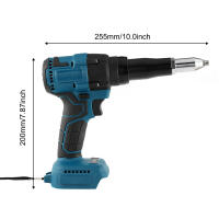 Pistola De Remache Eléctrica Portátil De Alta Potencia Sin Cable 3.2mm-4.8mm Con Luz LED Para Batería Makita Y Destornillador - details 3