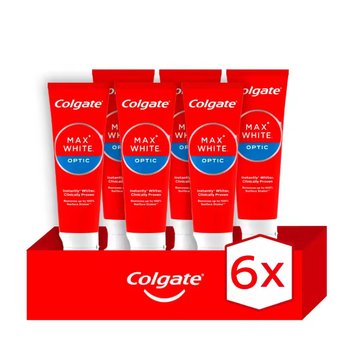 Pasta de Dientes Colgate Max White Optic 75ml. Pack de 6 - 1