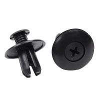 50pcs Clip De Plástico Para Coche Negro Retenedor De Panel De Puerta De Automóvil Para Toyota Audi Clavija De Rivetaje Para Vehículo - details 8