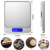 Bascula de Cocina Electrónica with LCD pantalla, para hornear y Cocinar (with Pilas) Bascula de Cocina digital de precio [0,01G/500g] - details 3