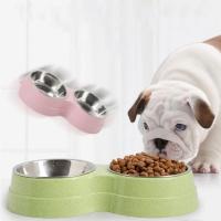 Tazas De Alimentos Y Agua Para Mascotas Doble Acero Inoxidable Alimento Y Agua Para Perros Gatos Pupusas Accesorios Pequeños Para Perros - details 26