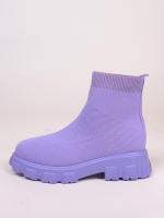 Botas De Tobillo Para Mujer Ligero Casual Moda Navidad Invierno Botas De Prensa Gruesa Suela Antideslizante Transpirable Talla Real - details 13