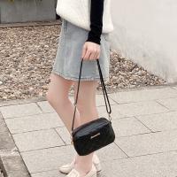 Bolso De Hombro Para Mujer En PU De Lujo Con Bordado De Lingge Negro Bolso Bandolera Pequeño Bolsa De Almacenamiento Moda - details 10