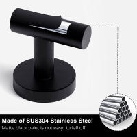 2Pcs Ganchos De Toalla Pulidos Para Baño Y Cocina Acero Inoxidable Soporte De Pared Con Tornillos Para Ropa Y Delantales Accesorios De Baño Y Cocina - details 4