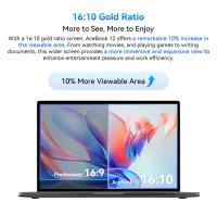 Blackview Acebook 8 Laptop, pantalla IPS de 15.6" 1920*1080, Intel Core N97 4 Core Hasta 3.6GHz, 16GB RAM 512GB SSD, WiFi de banda dual Bluetooth 5.0, 2*USB 3.0 1*USB 2.0 1*USB-C 1*HDMI 2.0 1*Jack de audio 1*Ranura para tarjeta MicroSD, Batería de 38Wh 36 - details 11