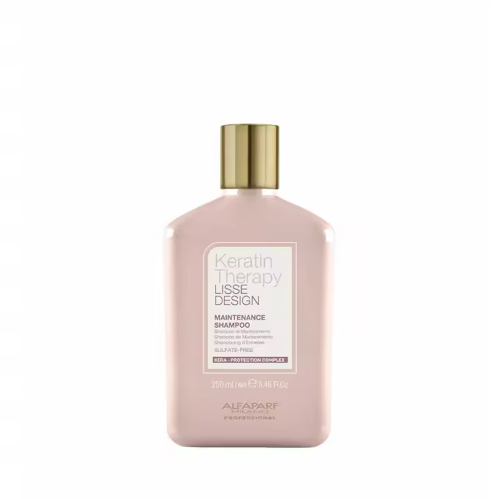 Alfaparf lisse design keratin therapy maint champú 250 ml, champú de mantenimiento especifico post alisado. - 1