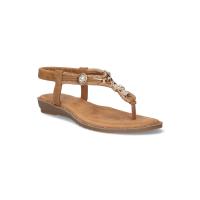 Sandalias planas de Mujer EXE 8013-5 BROWN ESCLAVA STRASS BROWN 35804 25V - details 2