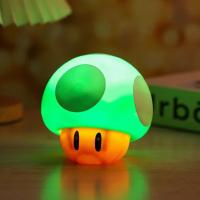 Lámpara De Noche Super Mario Bros Anime Con Sonido Y Luz En Forma De Hongo Preguntas Regalo De Cumpleaños Para Niños Figura De Acción Estrella Lindo - details 10