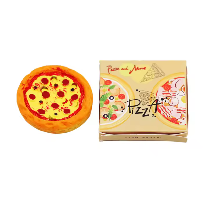 Juego De Miniatura Pizzería Para Muñecas 1:12 Con Caja De Empaque Y Accesorios Para Cocina De Juguete Decoración Para Hogar De Niños - 1
