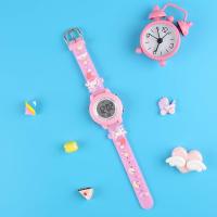 Reloj digital de muñeca con 7Luces de color waterproof de Diseños animados 3D para niños Pequeños con Alarma - details 3