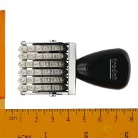 Tampón De Número Personalizado Rollo 4, 6 O 8 Dígitos Stamps De Negocios Para La Oficina Material De Goma Y Plástico Tamaño 9*2*2cm - details 4