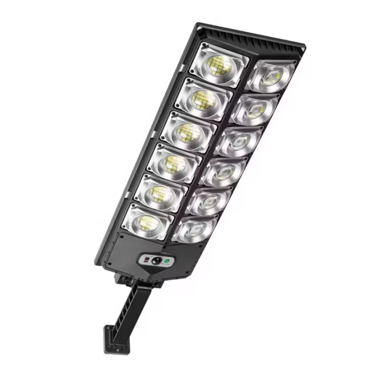 Lámpara Solar LED Para Calle Exterior Con Control Remoto Y 3 Modos Iluminación Solar Impermeable Para Jardín Y Puerta De Entrada Sistema De Iluminación Solar Auto Contenida - 1