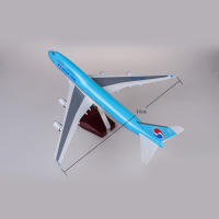 Modelo De Avión Airbus A380 1:160 47CM Con Luz LED Coreana Máquina De Fundición a Presión Regalo Para Enthusiasts De La Aviación Coleccionable Moderno - details 7