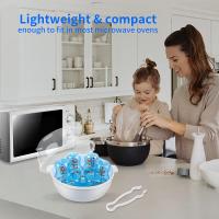 Estérilizador de Vapor de Microondas para Botellas de Bebé Alta Temperatura, Estérilizador de Pezón, Porta Botellas, Cuidados de Mamá y Bebé - details 8