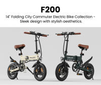 Bicicleta Eléctrica Plegable ESKUTE F200, Motor de 250W, Batería de 36V 7.8Ah, Neumáticos de 14 pulgadas, Velocidad Máxima de 25 km/h, Autonomía de 50 km, Frenos de Disco Mecánicos, Pantalla LCD - details 0
