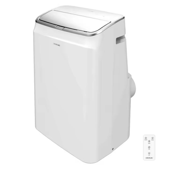 Aire Acondicionado Portátil - Cecotec ForceClima 12800 Soundless Heating Connected – 12000 BTU, Tecnología Silenciosa - 1