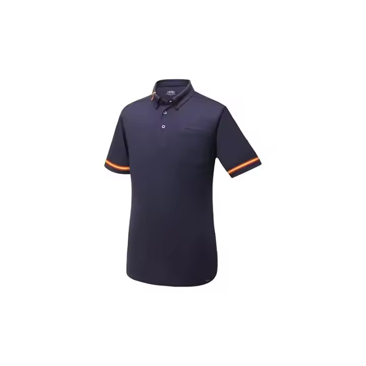 Polo Star Marino Bandera España - Accesorio de moda, 100% Poliéster 120 G/M2 - 1