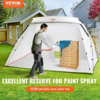 Cabina de Pintura portátil, tienda de Pintura en aerosol más grande con Piso incorporado y Pantalla de Malla, Estación de Tienda de Pintura para muebles, herramienta de baño, 10x7x6ft Spray Pa - details 2