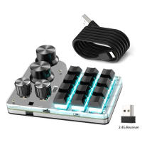 Teclado Mecánico Personalizable Bluetooth 5.0 RGB Para PS Gaming Keypad Macropad Para Tablet Teclado Numérico Sin Soporte Para Muñeca - details 8