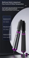 Secador De Pelo 5 En 1 Peine Secador De Aire Caliente Frío Estilo Peine Secador Eléctrico Con Auto Curling Iron Para El Hogar - details 14