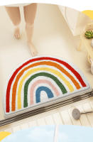 Carpetas De Baño Y Puerta Antideslizantes VIKAMA INS Coloridas Y Arco Iris Absorbentes Y Resistentes Al Polvo Fácil De Cuidar Para El Hogar Y Decoración Del Hogar - details 3