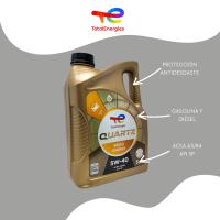 Aceite Motor Total Quartz 5W40 5L 9000 -  Aceite motor 5w40 Total Quartz 9000 energy - Total Energies Quartz 5W40 5L - Lubricante Total Energies 5W40 ACEA A3/B4 /API SP - Lubricante coche para motores diésel y gasolina 5w40 barato - details 5