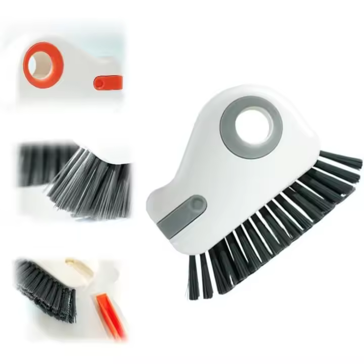 Nuevo Cuchillo de Limpieza de Ranas 2 en 1, Limpieza de Grout para Piste de Puerta Corredera (Blanco, 2 piezas) - 1