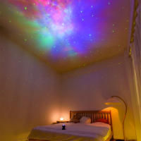 Proyector De Estrellas Galácticas LED Luz Nocturna Astronauta Para Decoración De Habitación Regalo Para Niños Lámpara Decorativa Para El Hogar - details 11