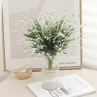 Planta Artificial Verde De Berenjena Para Decoración De Jardín En Casa Accesorio De Boda Fiesta De Navidad Flores Falsas Para Arreglo De Manualidades - details 3