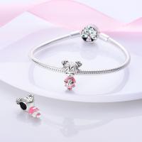Perlas De Perfume Para Mujer Plata Esmaltada Colgante De Zapatos Altos Y Lápiz Labial Para Pulsera DIY Joyería - details 61