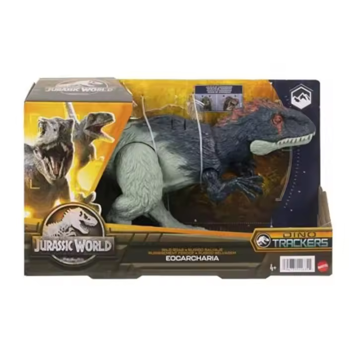 Figura de Acción Mattel Jurassic World Dinosaurio Eocarcharia - 1