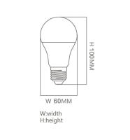 STARLED Bombilla LED 9W E27 A60 180º - OSRAM CHIP DURIS E 2835 - details 2