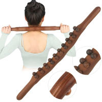 Rodillo De Masaje Lymphático De Madera Para Terapia Y Eliminación De Celulitis Herramienta De Drenaje Linfático Para Cuello Espalda Cintura Piernas - details 1