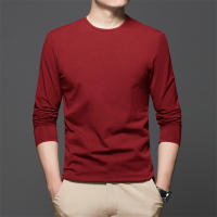 Camiseta De Algodón Para Hombre 2024 Con Cuello Redondo Y Mangas Largas Para El Verano Cómoda Y Transpirable Estilo Casual - details 13
