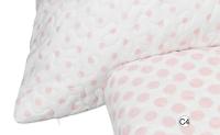 Colcha Bouti Reversible Manterol  Cama 135 SUMMER 122 - Estampado de Motas en Rosa o Gris o Azul - Ropa de Cama de Alta Calidad - details 2
