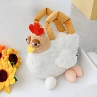 Bolso De Peluche De Pato Dibujos Animados Estilo Kawaii Con Colgante De Pollo Divertido Para Mujeres Regalo De Cumpleaños Bolsa De Mano En Forma De Hembra Patosa - details 0