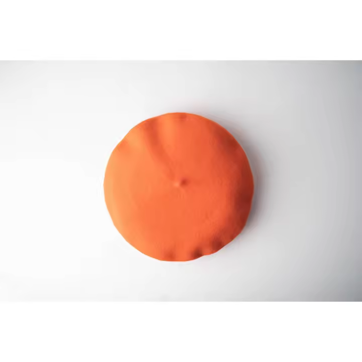Elósegui Boina 100% lana merina Dame color naranja - 1